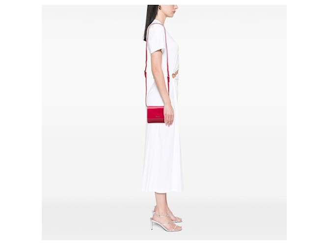 Borsa a tracolla Prada Box Calf rosa - vista 6
