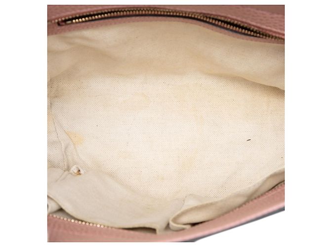 Mini borsa Swing in pelle rosa Gucci - vista 4