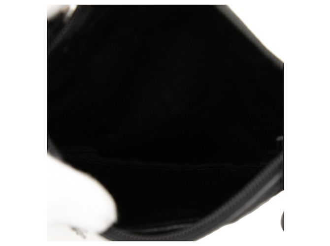 Borsa a tracolla in tela Zucca nero Fendi - vista 4