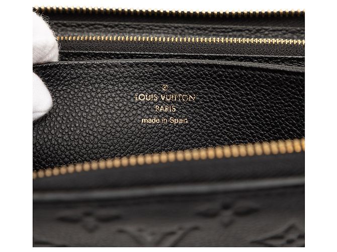 Cartera larga Zippy Monogram Empreinte negra Louis Vuitton Negro - vista 5