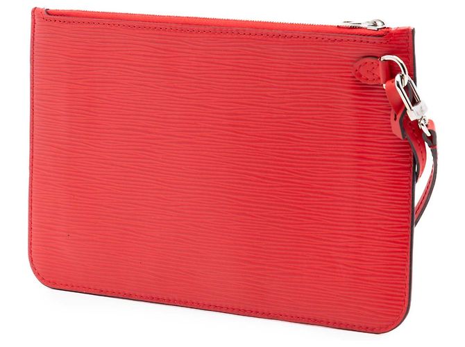 Pochette Louis Vuitton Epi Neverfull vermelha Vermelho - vista 2