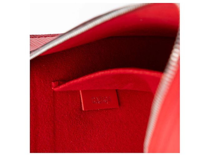 Pochette Louis Vuitton Epi Neverfull vermelha Vermelho - vista 6