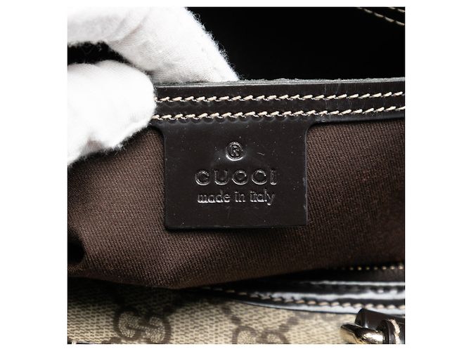 Gucci Medium GG Supreme Joy Boston Bag beige - Ansicht 5