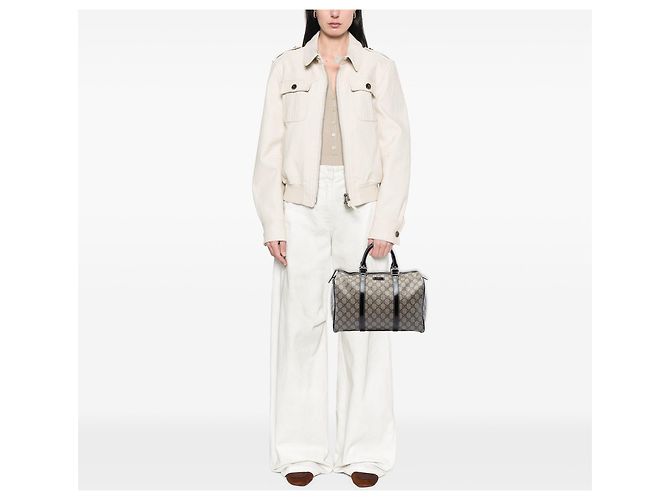 Gucci Medium GG Supreme Joy Boston Bag beige - Ansicht 7