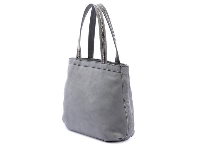 Fendi Nubuck FF Chains Tote in Grau - Ansicht 2