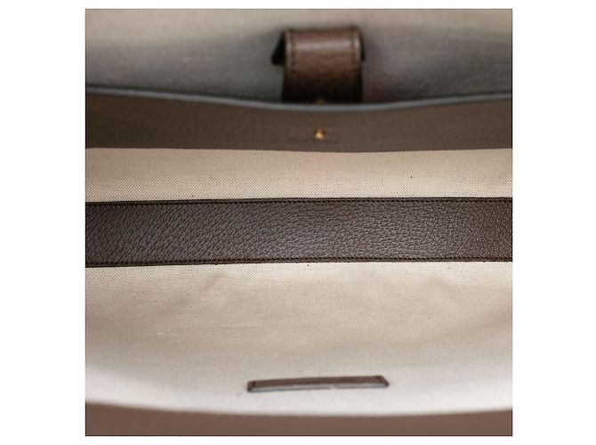 Borsa Gucci GG Supreme Web Tiger beige - vista 4