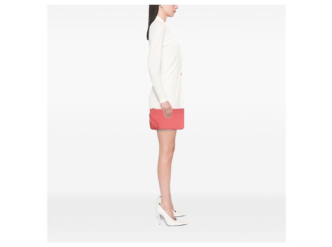 Pochette Louis Vuitton Epi Neverfull rosa - vista 6