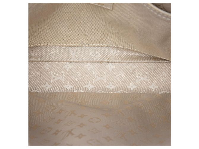 Borsa Louis Vuitton Polka Dots Panama Tinkerbell bianca Bianco - vista 4