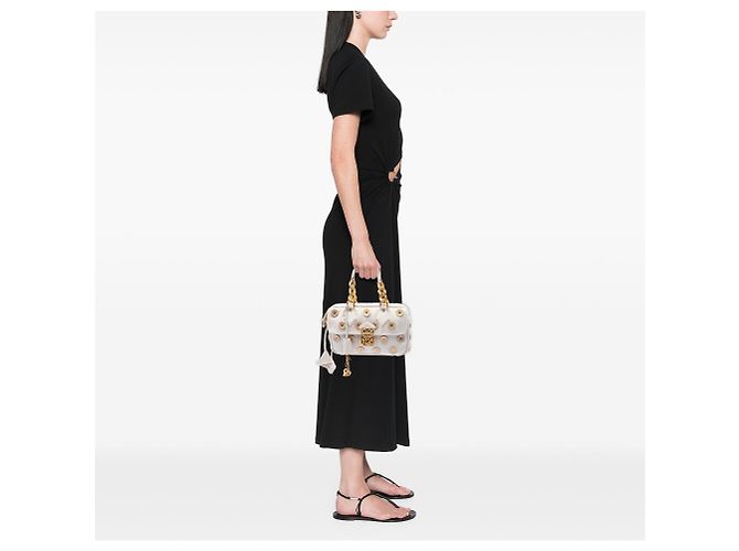 Borsa Louis Vuitton Polka Dots Panama Tinkerbell bianca Bianco - vista 6
