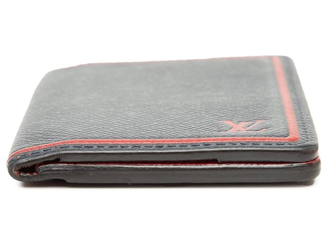 Blauer Louis Vuitton Taiga Kartenhalter und Taschenorganizer - Ansicht 3