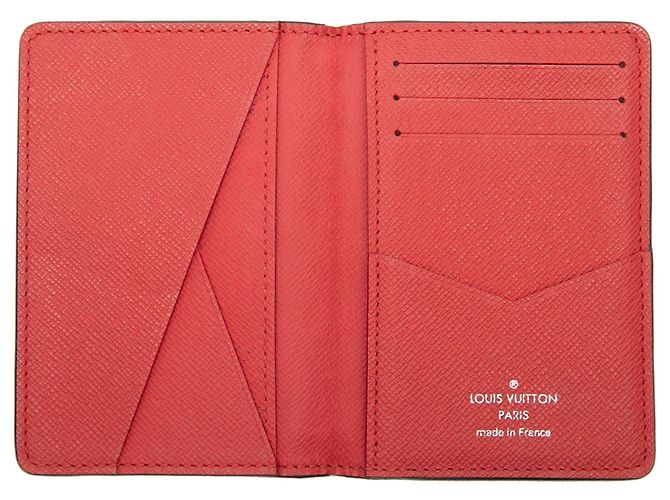 Blauer Louis Vuitton Taiga Kartenhalter und Taschenorganizer - Ansicht 4