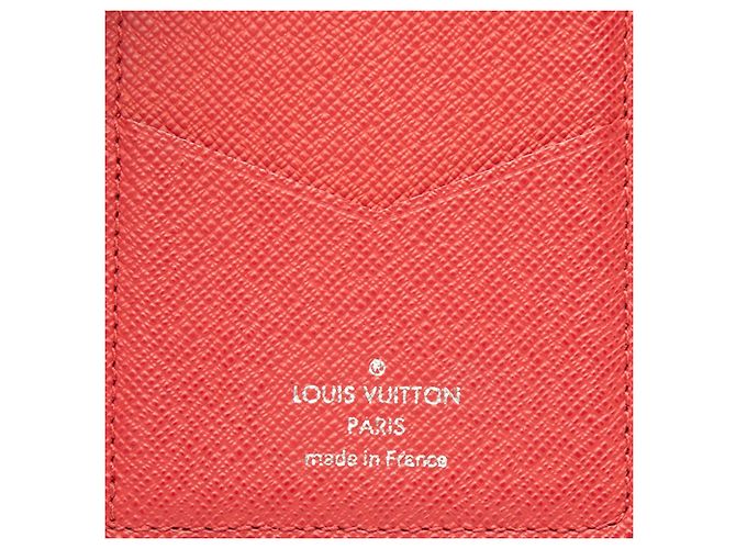 Blauer Louis Vuitton Taiga Kartenhalter und Taschenorganizer - Ansicht 5