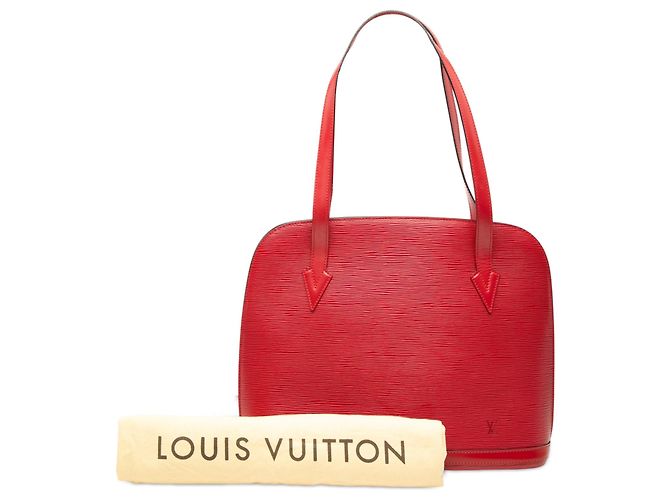 Rote Louis Vuitton Epi Lussac Schultertasche - Ansicht 8