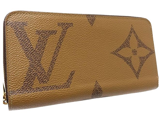 Cartera larga Zippy Monogram Giant Reverse marrón Louis Vuitton Castaño - vista 2