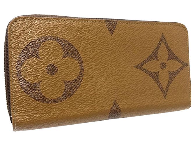 Cartera larga Zippy Monogram Giant Reverse marrón Louis Vuitton Castaño - vista 3