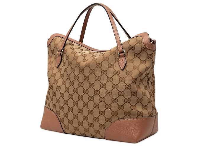 Borsa Tote Gucci Medium GG Canvas Bree beige - vista 2