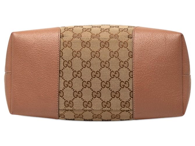 Borsa Tote Gucci Medium GG Canvas Bree beige - vista 3