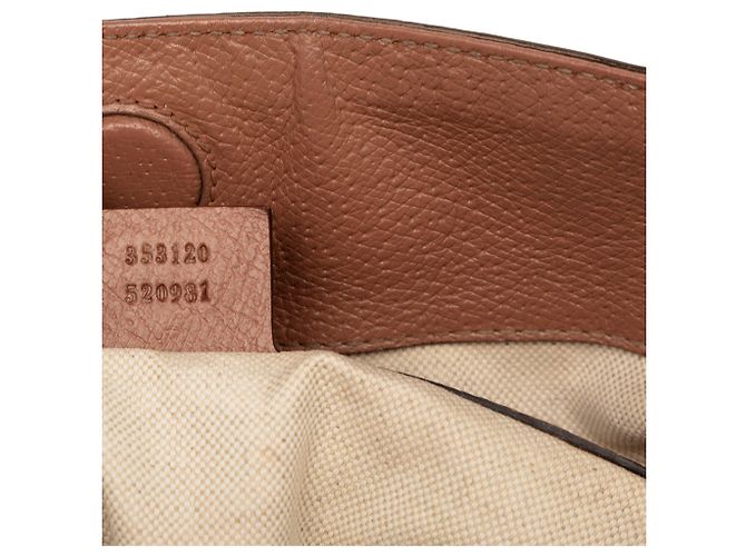 Borsa Tote Gucci Medium GG Canvas Bree beige - vista 6
