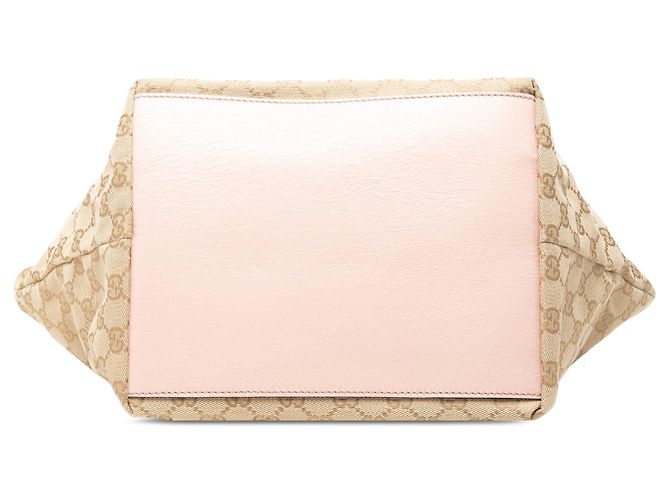 Tote Gucci GG Canvas Web rosa - vista 3