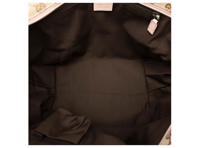 Tote Gucci GG Canvas Web rosa - vista 4