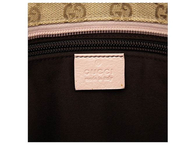 Tote Gucci GG Canvas Web rosa - vista 5