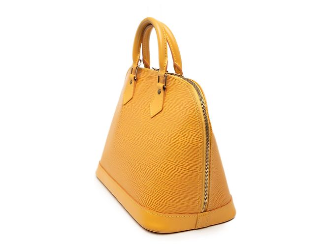 Bolsa Louis Vuitton Epi Alma PM Amarela Amarelo - vista 2