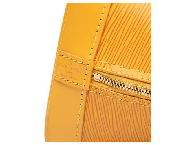 Bolsa Louis Vuitton Epi Alma PM Amarela Amarelo - vista 5
