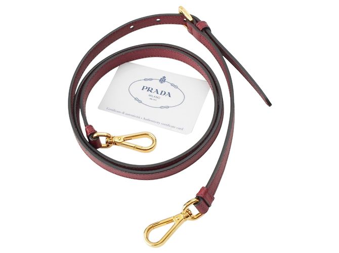 Borsa Double Saffiano Cuir rossa Prada Medium Rosso - vista 12