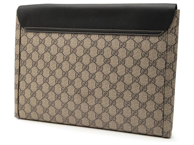 Clutch Gucci Large GG Supreme nera Nero - vista 2