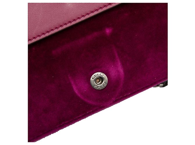 Mini borsa Dionysus in velluto viola Gucci Porpora - vista 6