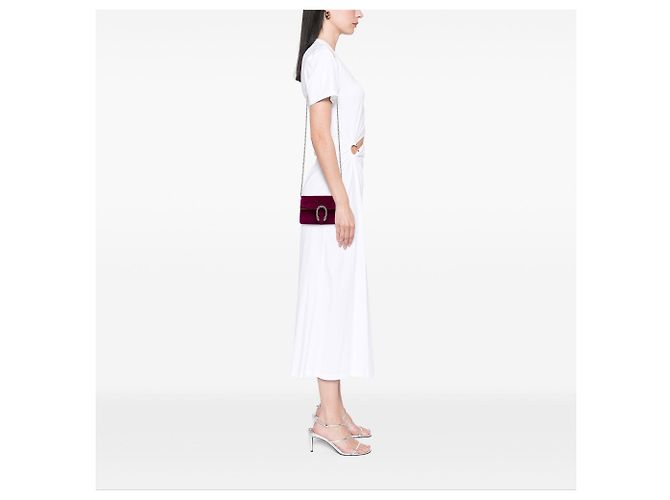 Mini borsa Dionysus in velluto viola Gucci Porpora - vista 7
