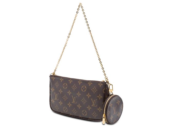 Bolso Louis Vuitton Monogram Multi Pochette Accessoires Marrón Castaño - vista 2