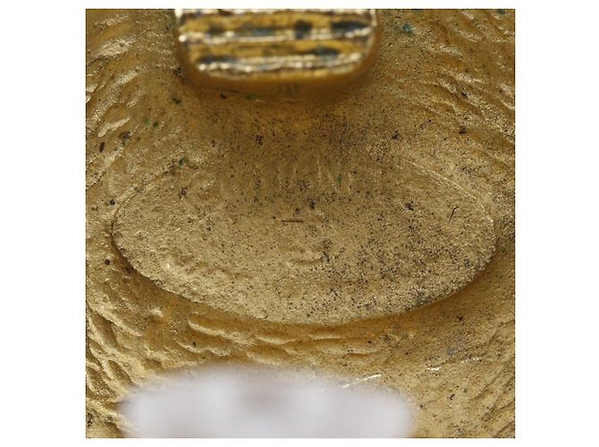 Orecchini a clip Rue Cambon Medallion placcati oro Gold Chanel D'oro - vista 5