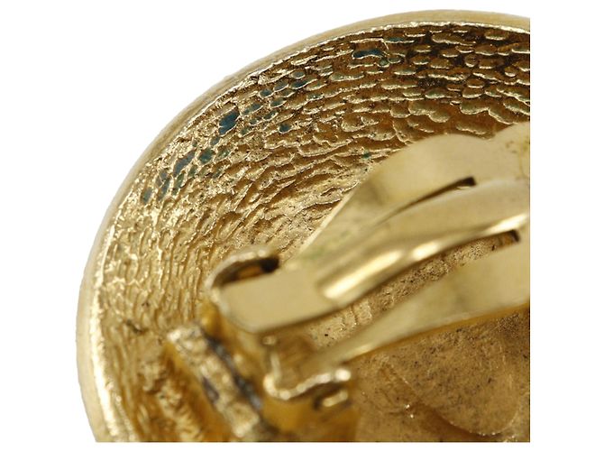 Orecchini a clip Rue Cambon Medallion placcati oro Gold Chanel D'oro - vista 7