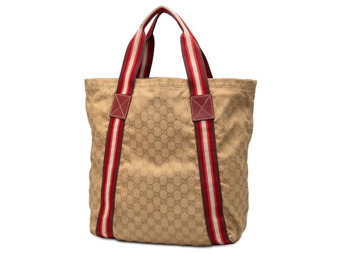 Gucci GG Canvas Web Tote beige - Ansicht 2