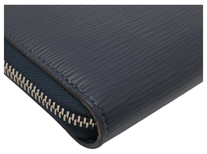 Cartera larga Louis Vuitton Epi Zippy azul - vista 6