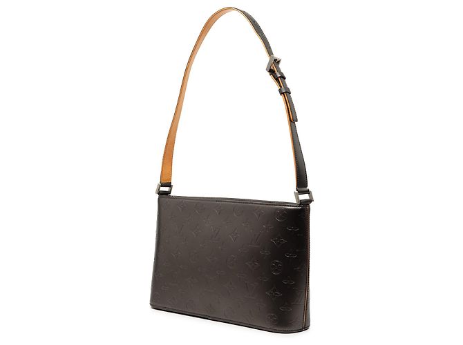 Sac à bandoulière Louis Vuitton Monogram Mat Alston Gris - vue 2