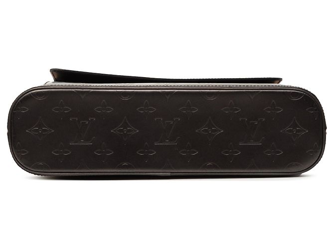 Sac à bandoulière Louis Vuitton Monogram Mat Alston Gris - vue 3