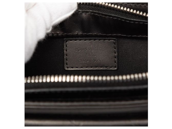 Sac à bandoulière Louis Vuitton Monogram Mat Alston Gris - vue 5