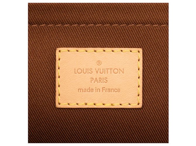 Clutch Louis Vuitton Monogram Etui Voyage MM Marrone - vista 5