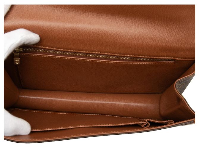 Clutch Bag Louis Vuitton Monogram Pochette Dame GM Marrom - vista 4