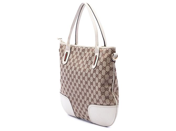 Borsa Princy in tela Gucci GG beige - vista 2