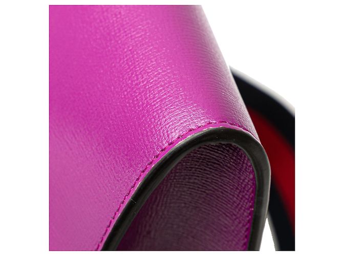 Borsa a tracolla Gucci Mini Leather Horsebit 1955 Web viola Porpora - vista 12