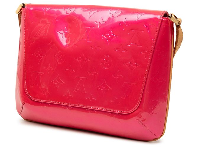 Borsa a tracolla Louis Vuitton Monogram Vernis Thompson Street rossa Rosso - vista 2