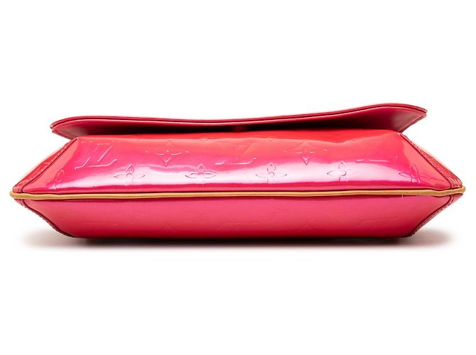 Borsa a tracolla Louis Vuitton Monogram Vernis Thompson Street rossa Rosso - vista 3