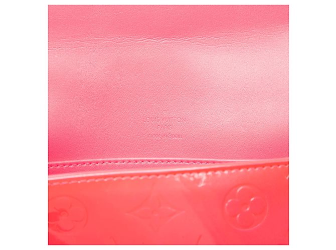 Borsa a tracolla Louis Vuitton Monogram Vernis Thompson Street rossa Rosso - vista 5