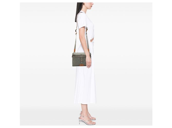 Borsa a tracolla Louis Vuitton Monogram Titanium Messenger PM grigia Grigio - vista 8
