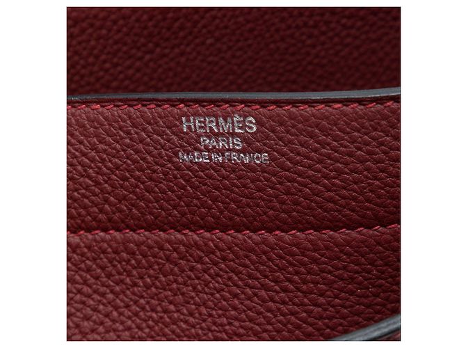 Borsa Clemence rossa Hermès 38 Business Bag Rosso - vista 5