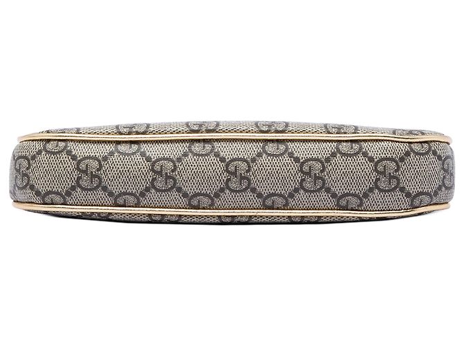 Borsa a tracolla Gucci Mini GG Supreme Ophidia beige - vista 3