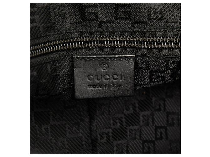 Borsa a tracolla in nylon nero Gucci - vista 5